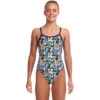 Funkita - Abstracta - Girls Single Strap One Piece 2 Funkita - Abstracta - Girls Single Strap One Piece -Funkita Swimsuit Discount Store funkita abstracta girls single strap one piece 1