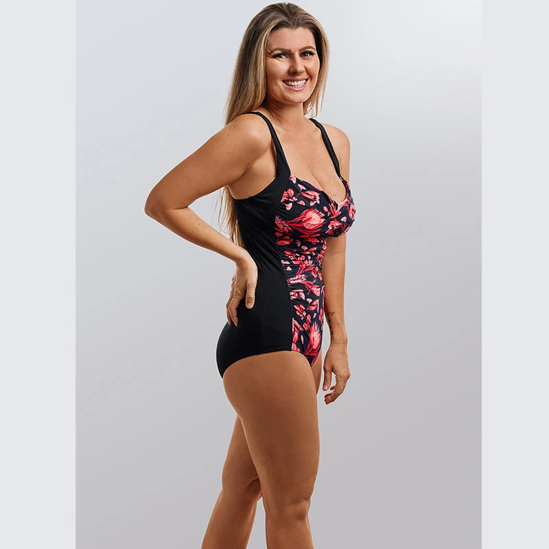 Funkita - Acacia Rose - Ladies Ruched One Piece 4 Funkita - Acacia Rose - Ladies Ruched One Piece - Image 2