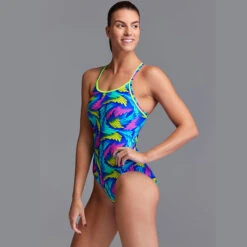 Funkita - Air Lift - Ladies Diamond Back One Piece -Funkita Swimsuit Discount Store funkita air lift ladies diamond back one piece 5