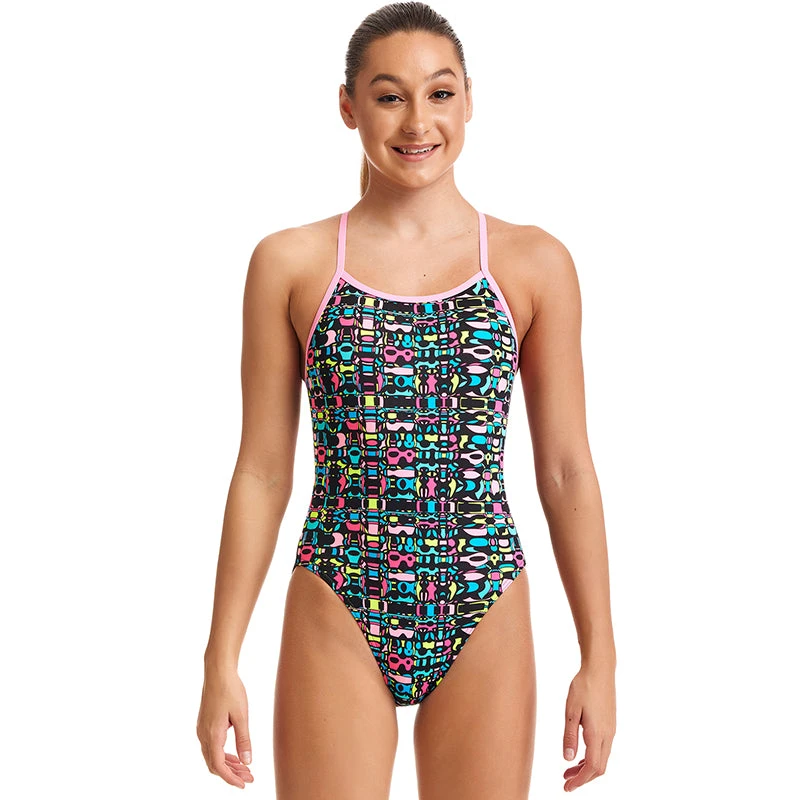Funkita - Alien Code - Girls Single Strap One Piece 3 Funkita - Alien Code - Girls Single Strap One Piece