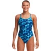 Funkita - Another Dimension - Ladies Diamond Back One Piece -Funkita Swimsuit Discount Store funkita another dimension ladies diamond back one piece 1