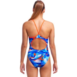 Funkita - Battle Blue - Girls Diamond Back One Piece -Funkita Swimsuit Discount Store funkita battle blue girls diamond back one piece 3