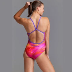 Funkita - Beach Sunset - Ladies Single Strap One Piece -Funkita Swimsuit Discount Store funkita beach sunset ladies single strap one piece 4