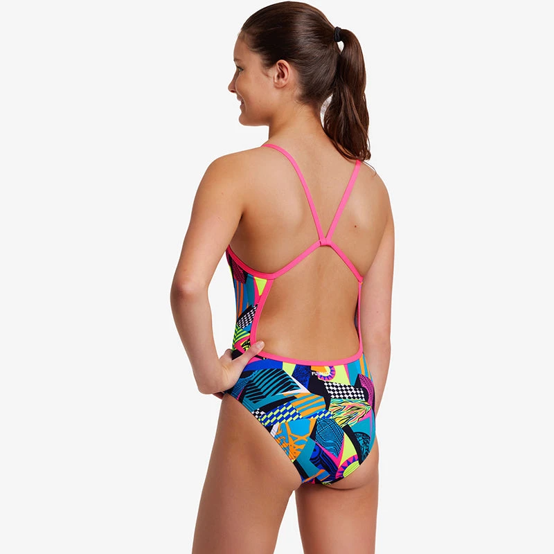 Funkita - Bel Air Beats - Girls Single Strap One Piece 6 Funkita - Bel Air Beats - Girls Single Strap One Piece - Image 4