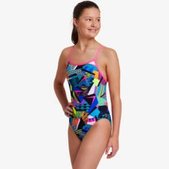 Funkita - Bel Air Beats - Girls Single Strap One Piece 11 Funkita - Bel Air Beats - Girls Single Strap One Piece -Funkita Swimsuit Discount Store funkita bel air beats girls single strap one piece 5