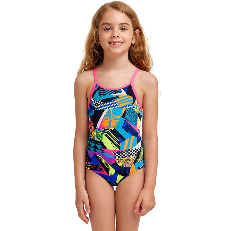 Funkita - Bel Air Beats - Toddler Girls Printed One Piece 3 Funkita - Bel Air Beats - Toddler Girls Printed One Piece