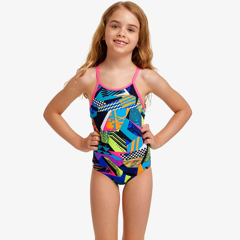Funkita - Bel Air Beats - Toddler Girls Printed One Piece 6 Funkita - Bel Air Beats - Toddler Girls Printed One Piece - Image 4