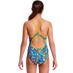Funkita - Big Cat Bash - Girls Diamond Back One Piece 9 Funkita - Big Cat Bash - Girls Diamond Back One Piece -Funkita Swimsuit Discount Store funkita big cat bash girls diamond back one piece 3