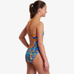 Funkita - Big Cat Bash - Girls Diamond Back One Piece 10 Funkita - Big Cat Bash - Girls Diamond Back One Piece -Funkita Swimsuit Discount Store funkita big cat bash girls diamond back one piece 4