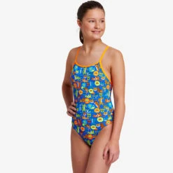 Funkita - Big Cat Bash - Girls Diamond Back One Piece 11 Funkita - Big Cat Bash - Girls Diamond Back One Piece -Funkita Swimsuit Discount Store funkita big cat bash girls diamond back one piece 5