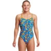 Funkita - Big Cat Bash - Ladies Diamond Back One Piece -Funkita Swimsuit Discount Store funkita big cat bash ladies diamond back one piece 1