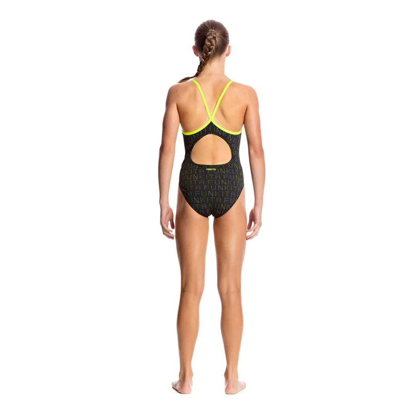 Funkita - Binary Babe - Girls Diamond Back One Piece 5 Funkita - Binary Babe - Girls Diamond Back One Piece - Image 3