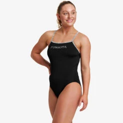 Funkita - Black Current - Ladies Single Strap One Piece -Funkita Swimsuit Discount Store funkita black current ladies single strap one piece 5