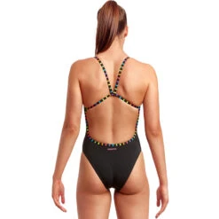 Funkita - Black Stripes - Ladies Single Strength One Piece -Funkita Swimsuit Discount Store funkita black stripes ladies single strength one piece 3