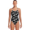 Funkita - Black Swan - Ladies Diamond Back One Piece -Funkita Swimsuit Discount Store funkita black swan ladies diamond back one piece 1
