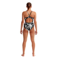 Funkita - Black Tint - Ladies Diamond Back One Piece -Funkita Swimsuit Discount Store funkita black tint ladies diamond back one piece 3