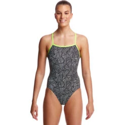 Funkita - Black Widow - Ladies Single Strap One Piece