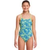 Funkita - Blizzard Blitz - Girls Diamond Back One Piece 1 Funkita - Blizzard Blitz - Girls Diamond Back One Piece -Funkita Swimsuit Discount Store funkita blizzard blitz girls diamond back one piece 1