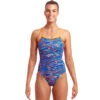 Funkita - Blow Wave - Ladies Eco Single Strap One Piece -Funkita Swimsuit Discount Store funkita blow wave ladies eco single strap one piece 1