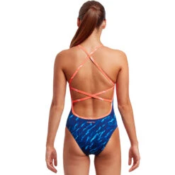 Funkita - Blue Mist - Girls Strapped In One Piece -Funkita Swimsuit Discount Store funkita blue mist girls strapped in one piece 3