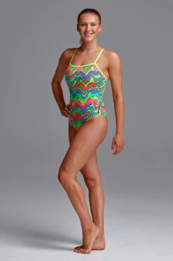 Funkita - Body Contour - Ladies Eco Single Strap One Piece -Funkita Swimsuit Discount Store funkita body contour ladies eco single strap one piece 4