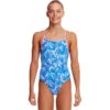 Funkita - BooBam Blue - Girls Diamond Back One Piece