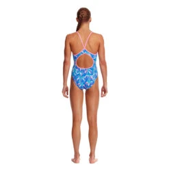 Funkita - BooBam Blue - Girls Diamond Back One Piece 8 Funkita - BooBam Blue - Girls Diamond Back One Piece -Funkita Swimsuit Discount Store funkita boobam blue girls diamond back one piece 3