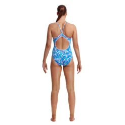 Funkita - BooBam Blue - Ladies Diamond Back One Piece -Funkita Swimsuit Discount Store funkita boobam blue ladies diamond back one piece 3