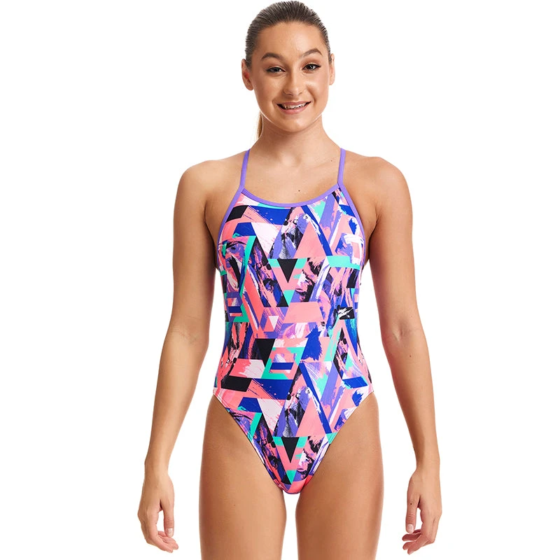 Funkita - Brush Crush - Girls Single Strap One Piece 3 Funkita - Brush Crush - Girls Single Strap One Piece