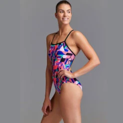 Funkita - Brush Crush - Ladies Single Strap One Piece -Funkita Swimsuit Discount Store funkita brush crush ladies single strap one piece 5