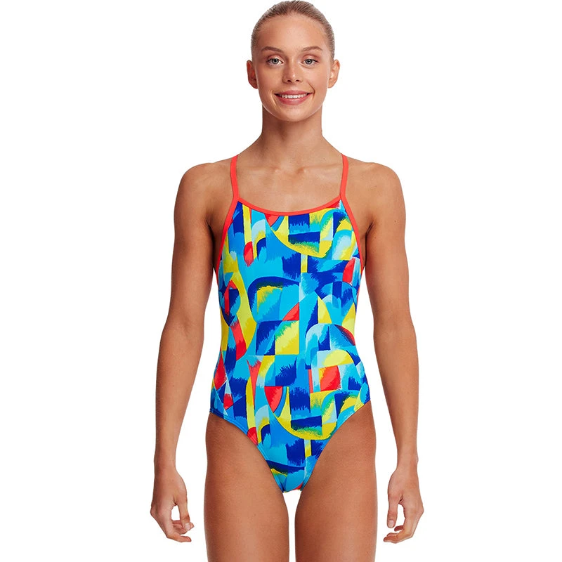 Funkita - Brushed Up - Girls Diamond Back One Piece 3 Funkita - Brushed Up - Girls Diamond Back One Piece