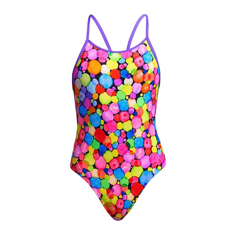 Funkita - Bubble Tea - Girls Diamond Back One Piece 4 Funkita - Bubble Tea - Girls Diamond Back One Piece - Image 2