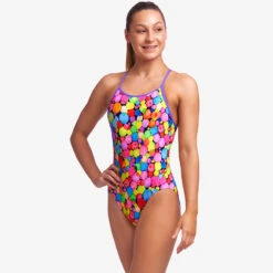 Funkita - Bubble Tea - Girls Diamond Back One Piece 11 Funkita - Bubble Tea - Girls Diamond Back One Piece -Funkita Swimsuit Discount Store funkita bubble tea girls diamond back one piece 5