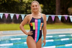 Funkita - Building Blocks - Ladies Diamond Back One Piece -Funkita Swimsuit Discount Store funkita building blocks ladies diamond back one piece 6