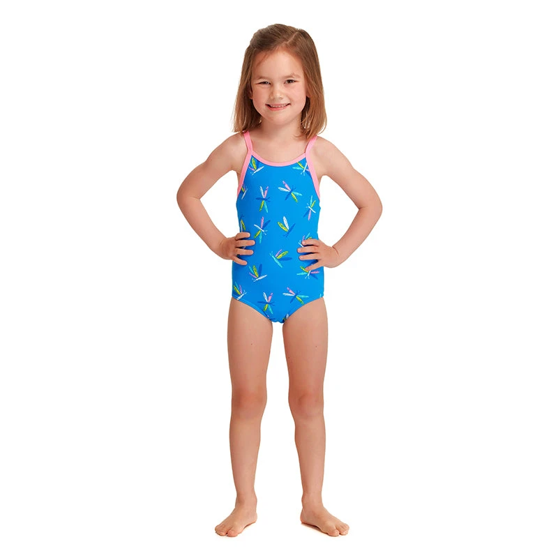Funkita - Buzz Bird - Toddler Girls Printed One Piece 5 Funkita - Buzz Bird - Toddler Girls Printed One Piece - Image 4