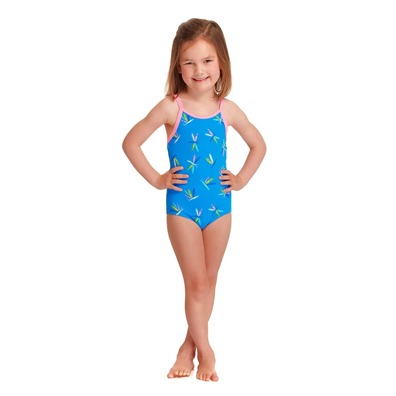 Funkita - Buzz Bird - Toddler Girls Printed One Piece 6 Funkita - Buzz Bird - Toddler Girls Printed One Piece - Image 5
