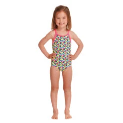 Funkita - Bye Birdie - Toddler Girls Printed One Piece -Funkita Swimsuit Discount Store funkita bye birdie toddler girls printed one piece 4
