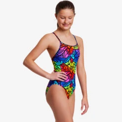 Funkita - Cabbage Patch - Girls Diamond Back One Piece -Funkita Swimsuit Discount Store funkita cabbage patch girls diamond back one piece 5