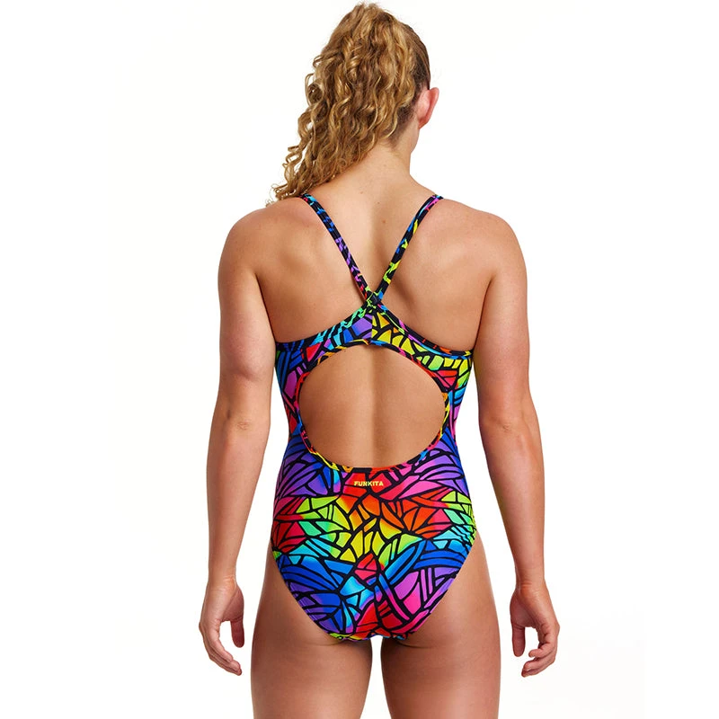 Funkita - Cabbage Patch - Ladies Diamond Back One Piece 5 Funkita - Cabbage Patch - Ladies Diamond Back One Piece - Image 3