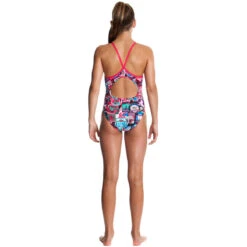 Funkita - Candy Comrade - Girls Diamond Back One Piece -Funkita Swimsuit Discount Store funkita candy comrade girls 3