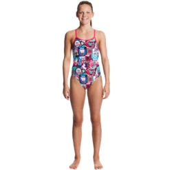 Funkita - Candy Comrade - Girls Diamond Back One Piece -Funkita Swimsuit Discount Store funkita candy comrade girls 4