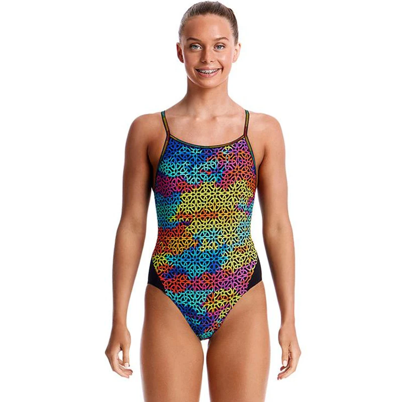 Funkita - Celtic Pride - Girls Diamond Back One Piece 3 Funkita - Celtic Pride - Girls Diamond Back One Piece