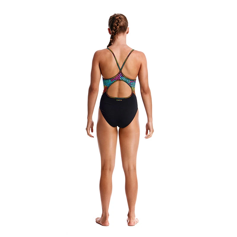 Funkita - Celtic Pride - Girls Diamond Back One Piece 5 Funkita - Celtic Pride - Girls Diamond Back One Piece - Image 3