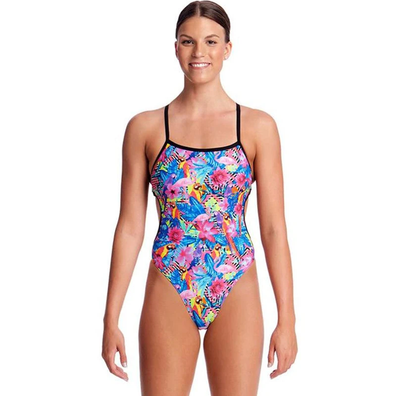 Funkita - Club Tropo - Ladies Cut Away Tie Back One Piece 3 Funkita - Club Tropo - Ladies Cut Away Tie Back One Piece