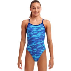Funkita - Cold Current - Girls Single Strap One Piece