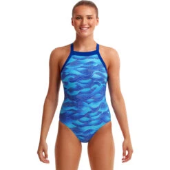 Funkita - Cold Current - Ladies Sky Hi One Piece