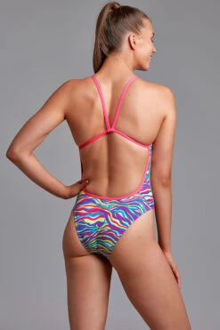 Funkita - Colour Curve - Ladies Eco Single Strength One Piece -Funkita Swimsuit Discount Store funkita colour curve ladies eco single strength one piece 4