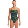 Funkita - Colour Run - Ladies Eco Diamond Back One Piece 1 Funkita - Colour Run - Ladies Eco Diamond Back One Piece -Funkita Swimsuit Discount Store funkita colour run ladies eco diamond back one piece 1