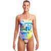 Funkita - Counting Clouds - Ladies Strapped In One Piece 1 Funkita - Counting Clouds - Ladies Strapped In One Piece -Funkita Swimsuit Discount Store funkita counting clouds ladies strapped in one piece 1