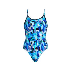 Funkita - Crack Attack - Ladies Diamond Back One Piece -Funkita Swimsuit Discount Store funkita crack attack diamond back ladies swimsuit 2